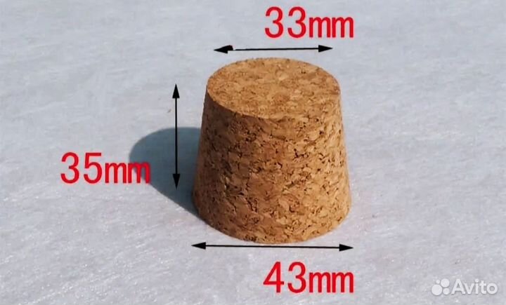 Натуральная пробка для термоса