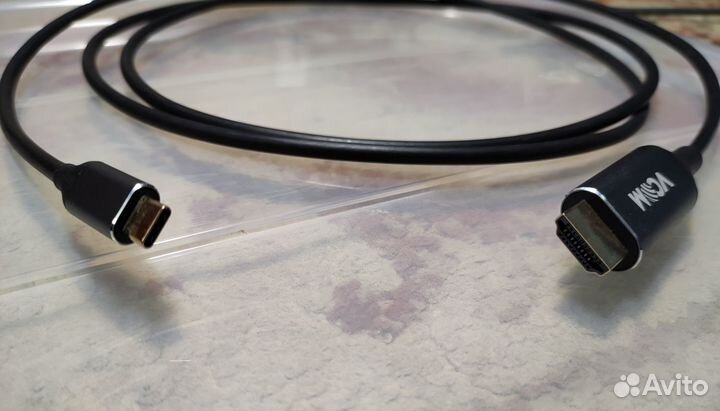 Кабель USB-C на hdmi фирмы vcom