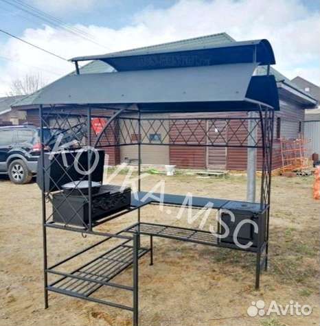 Беседка с мангалом