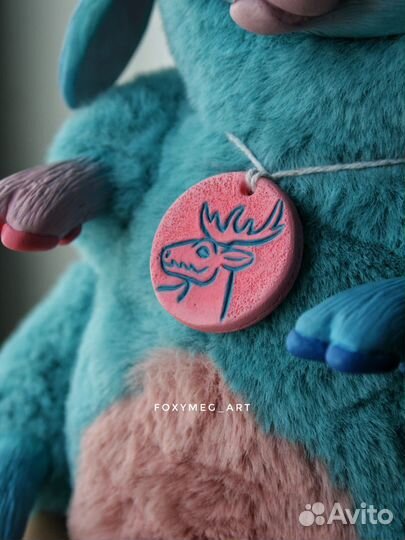 Игрушка ручной работы барашек