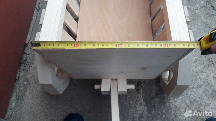 Телега деревянная декоративная