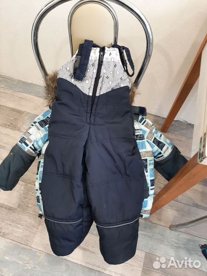Зимняя куртка и полукомбинезон 92
