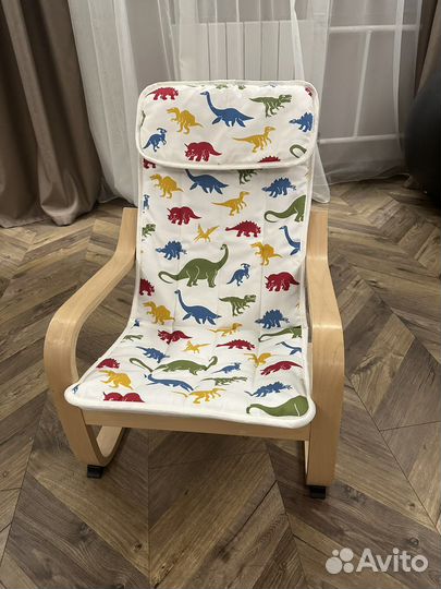 Детское кресло поэнг икеа