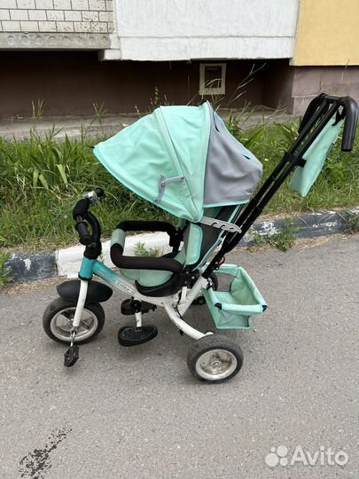 Велосипедс родительской ручкой