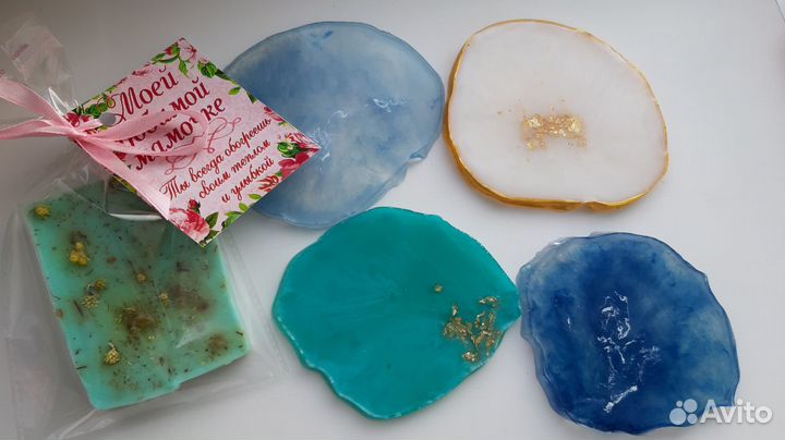 Подстаканники из эпоксидной смолы