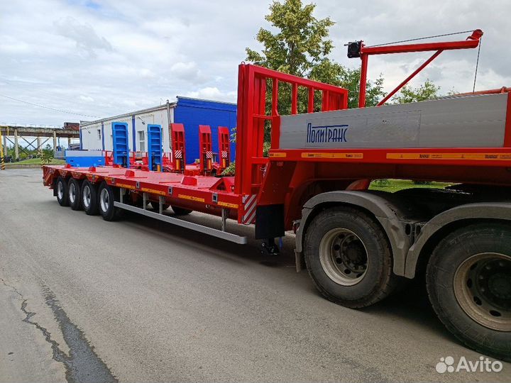 Полуприцеп трал (тяжеловоз) Политранс ТСП 94165, 2023