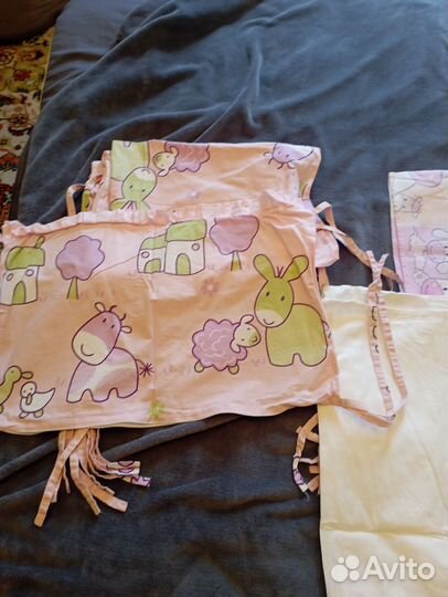 Бортики в детскую кроватку новые