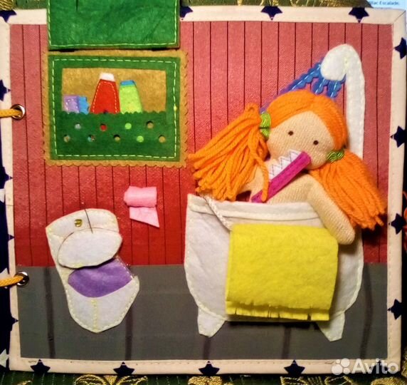 Домик для куклы развивающая книжка