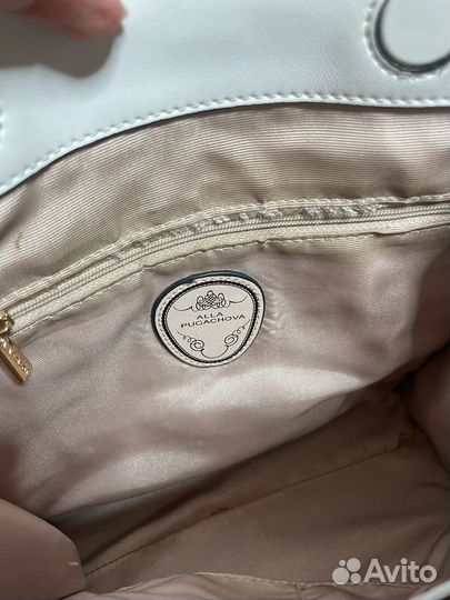 Сумка женская эконика Alla Puhachova кожа белая