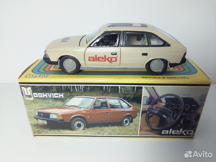 Москвич-2141 Алеко бежевый, модель 1:43
