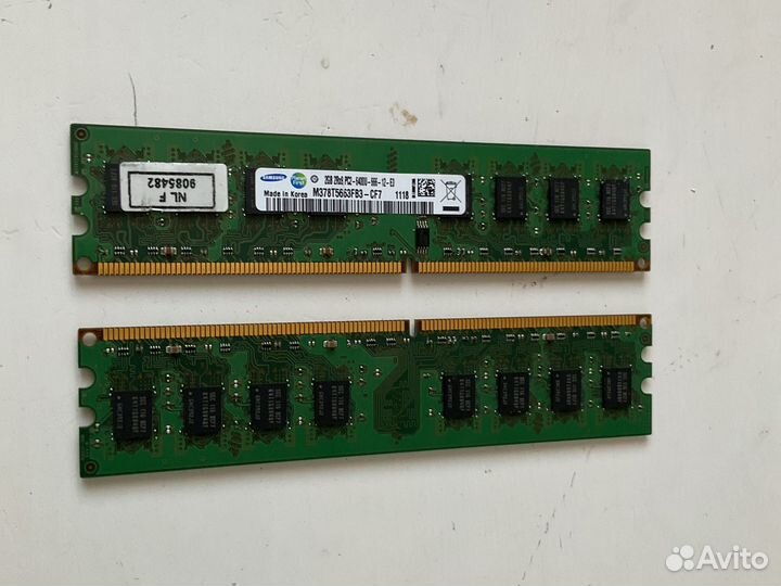 Оперативная память ddr3 x2 2gb
