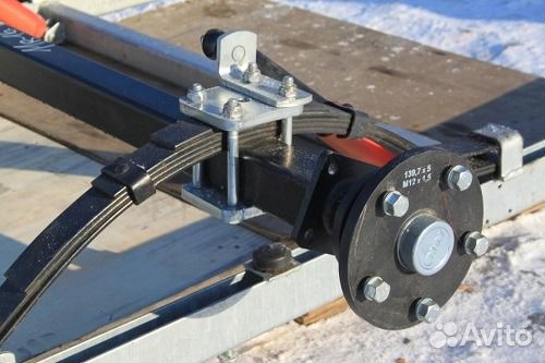 Ось к прицепу 817717.015-05 в сборе, 1300 кг