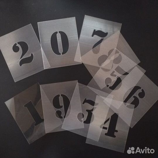 Изготовление Трафареты из пластика картона пленки