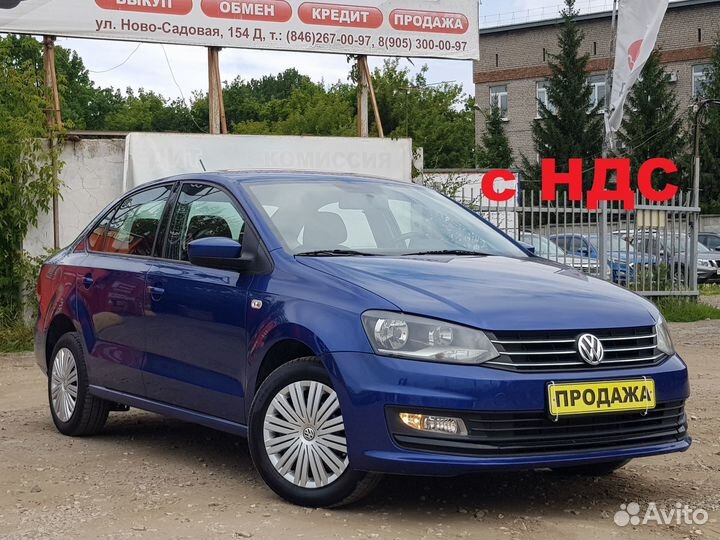 Volkswagen Polo 1.6 AT, 2018, 104 000 км