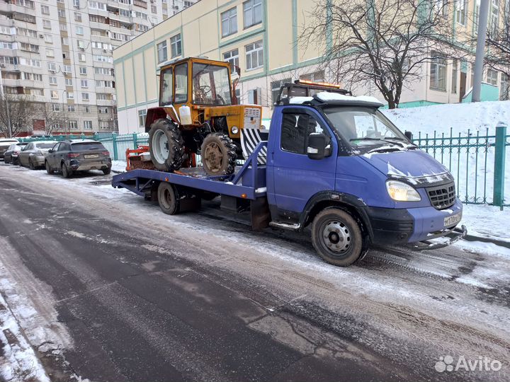 Уборка снега трактором, вспашка земли, фрезеровка