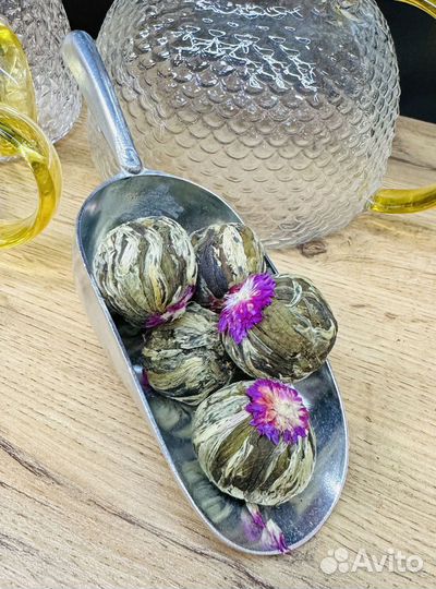 Связанный китайский чай молочный, персик, жасмин