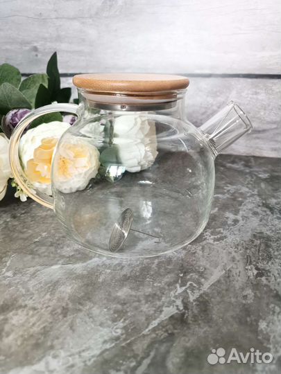 Чайник заварочный стеклянный