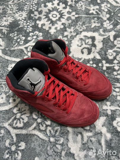 Jordan 5 Suede Red