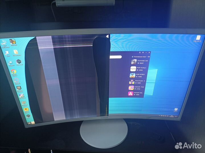 Монитор Samsung 32 дюйма изогнутый