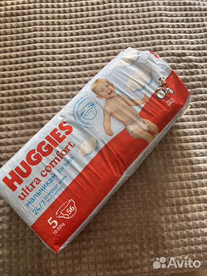 Подгузники huggies ultra comfort 5