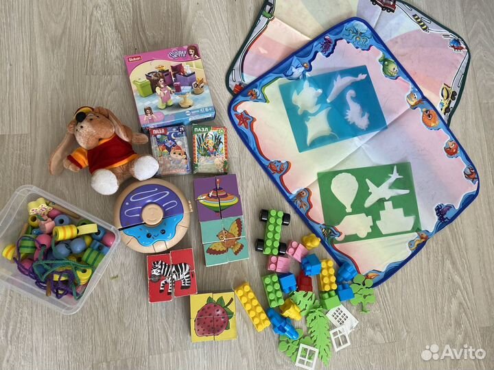 Детские игрушки пакетом, развивающие от 1 год