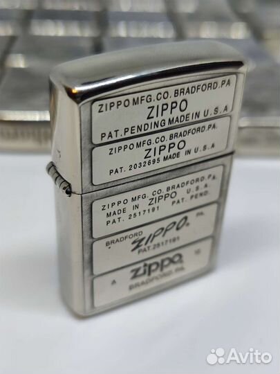 Zippo DIY sterling armor зажигалка