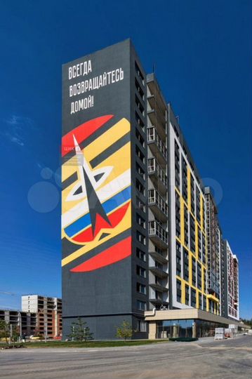 2-к. квартира, 73,2 м², 9/16 эт.