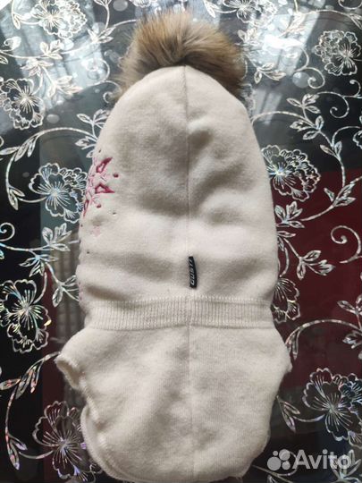 Шапка шлем для девочки