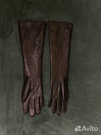Перчатки кожаные женские