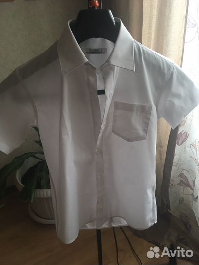 Рубашки на мальчика в школу размер 128
