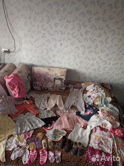 Одежда для девочки пакетом 80 86
