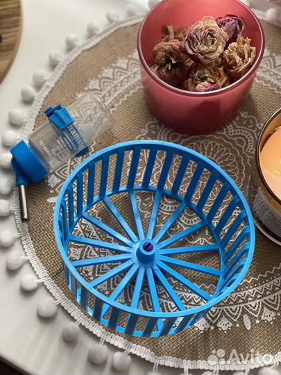 Поилка и колесо для хомяка