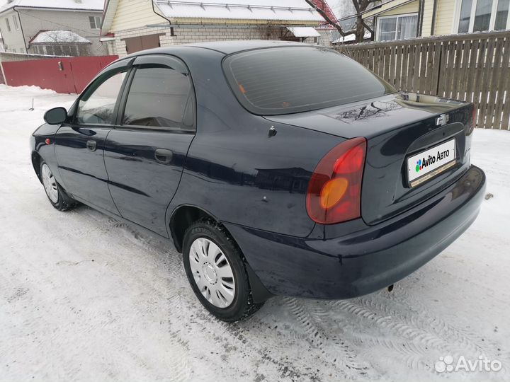 Chevrolet Lanos 1.5 МТ, 2007, 191 256 км