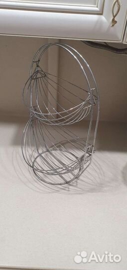 Ваза двухярусная для фруктов