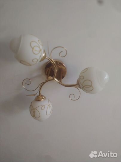 Люстра потолочная подвесная бу