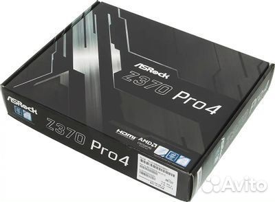Материнская плата asrock z370 pro4