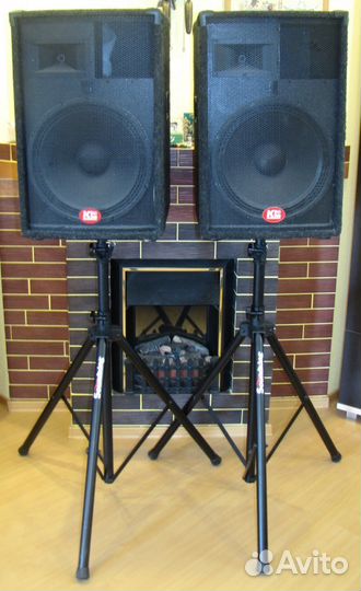 Колонки активные KL-Pro 1200W 2шт Park D15