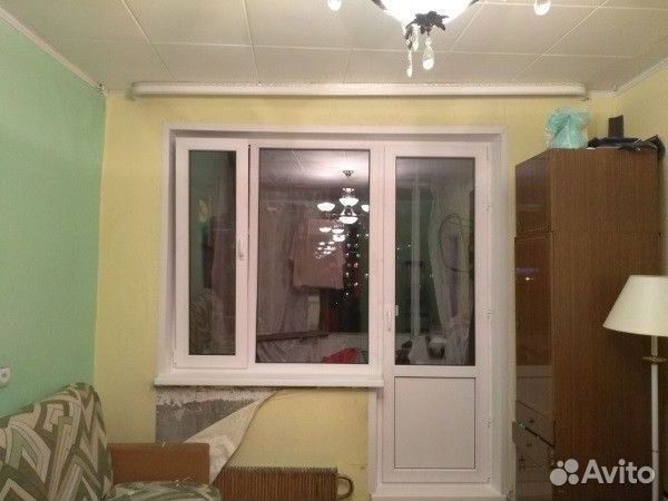 Установка балконного блока