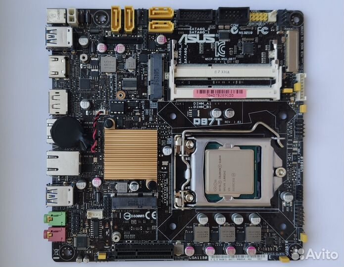 Материнская плата asus Q87T (LGA1150)