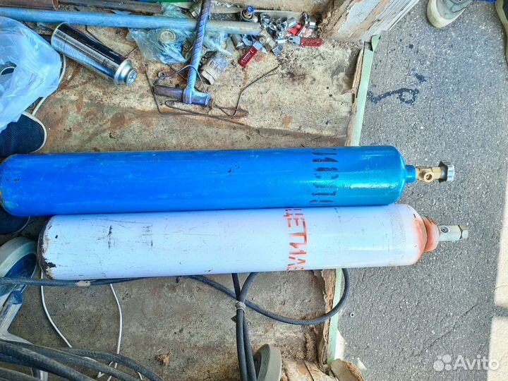 Баллон газовый 10 литров (пара)б/у