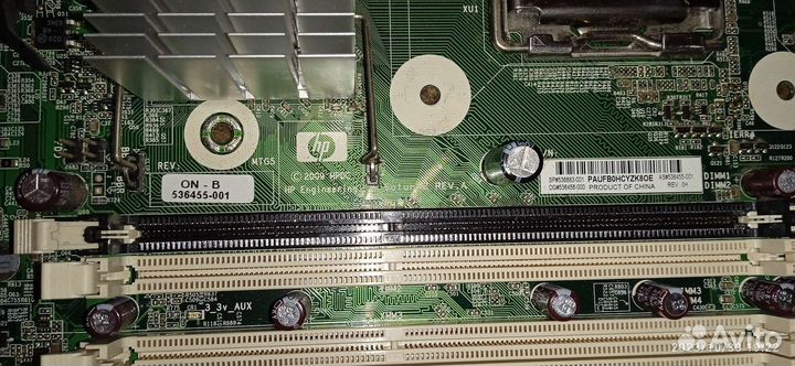 Материнская плата HP ddr3 4ядра +E5500