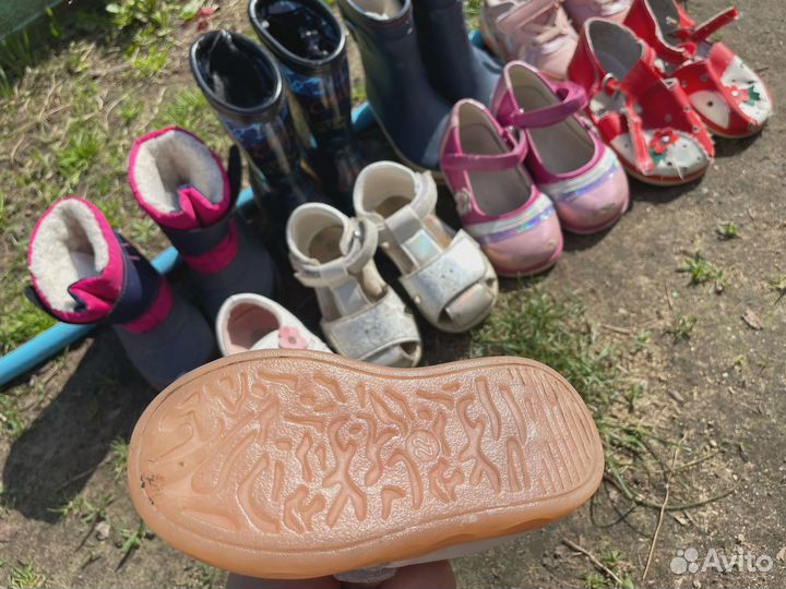 Детская обувь для девочек пакетом