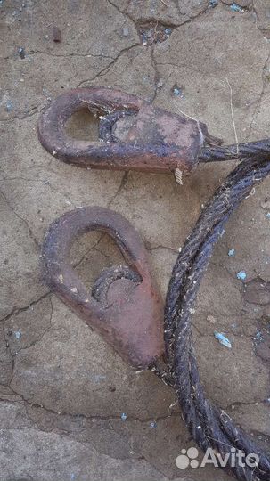 Трос буксировочный с коушами