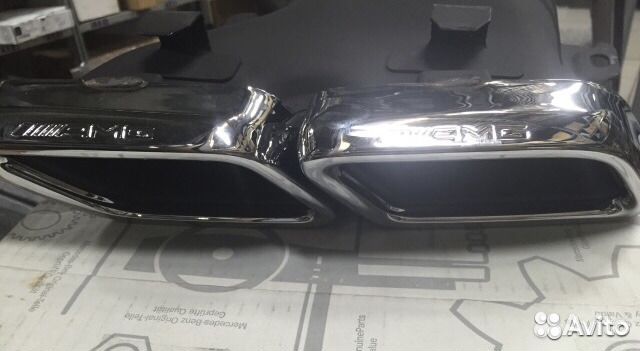 Насадки 63 AMG Mercedes GLE Coupe хром