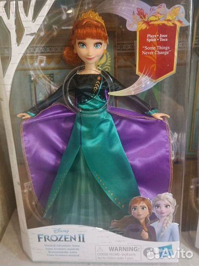 Кукла холодное сердце Анна музыкальная