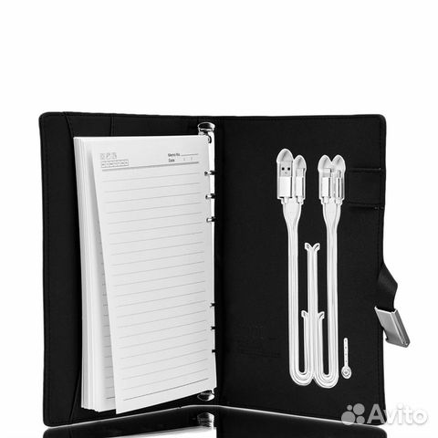 Смарт-ежедневник (беспроводная зарядка + флешка)