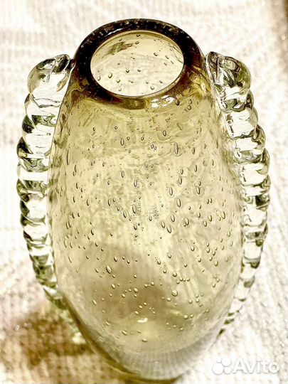 Подарок Ваза дутое стекло