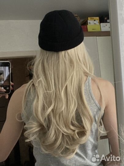 Парик блонд длинный