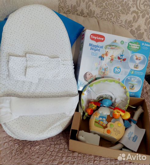 Для малышыша пакетом, кокон +мобиль