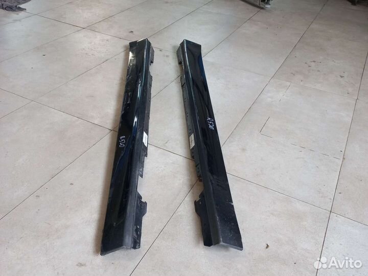 Накладка порогов пластик bmw 3 F30